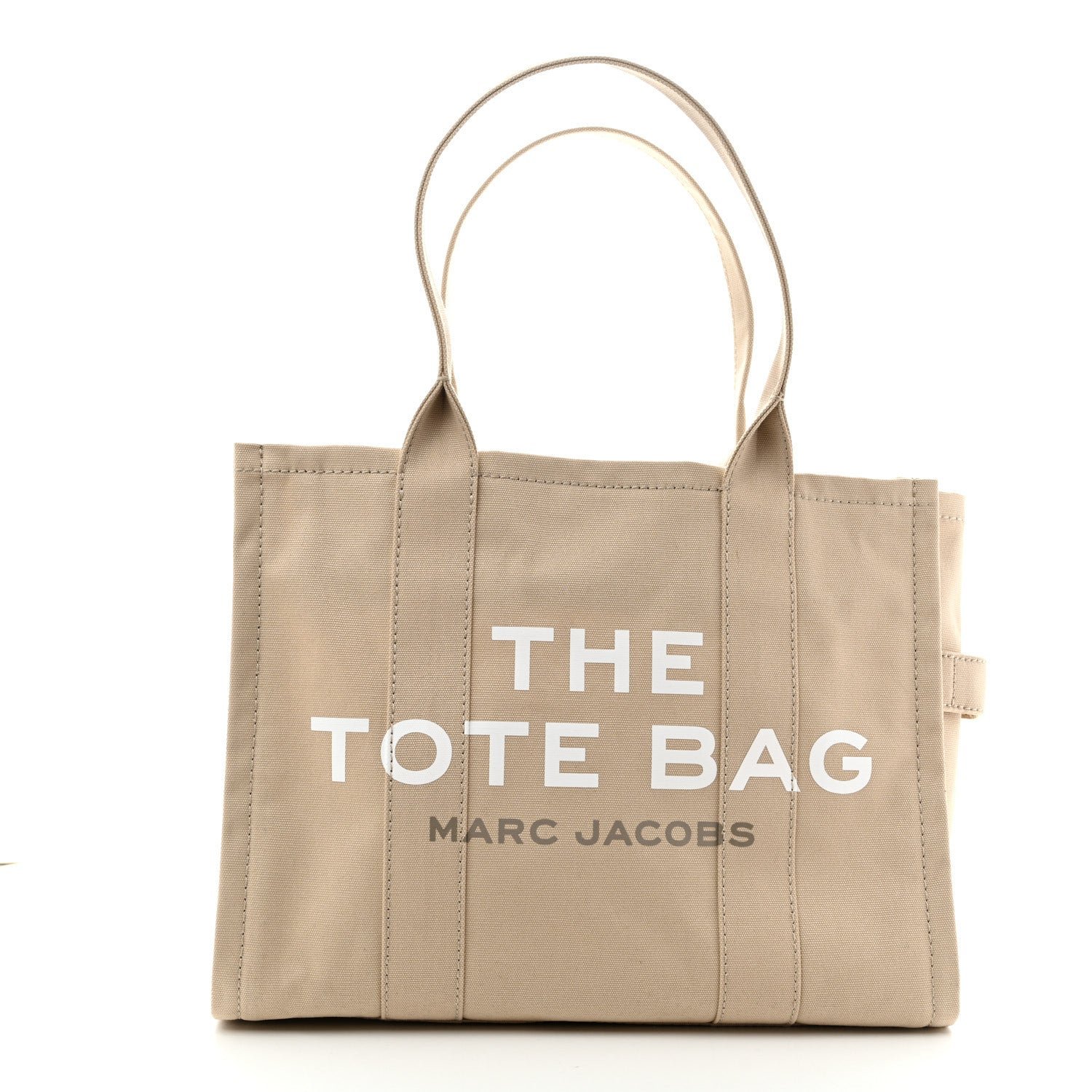 Marc Jacobs Cotton Canvas Large The Tote Bag Beige