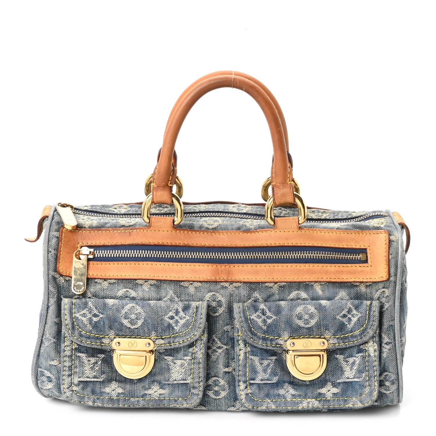 Louis Vuitton Monogram Denim Neo Speedy Blue