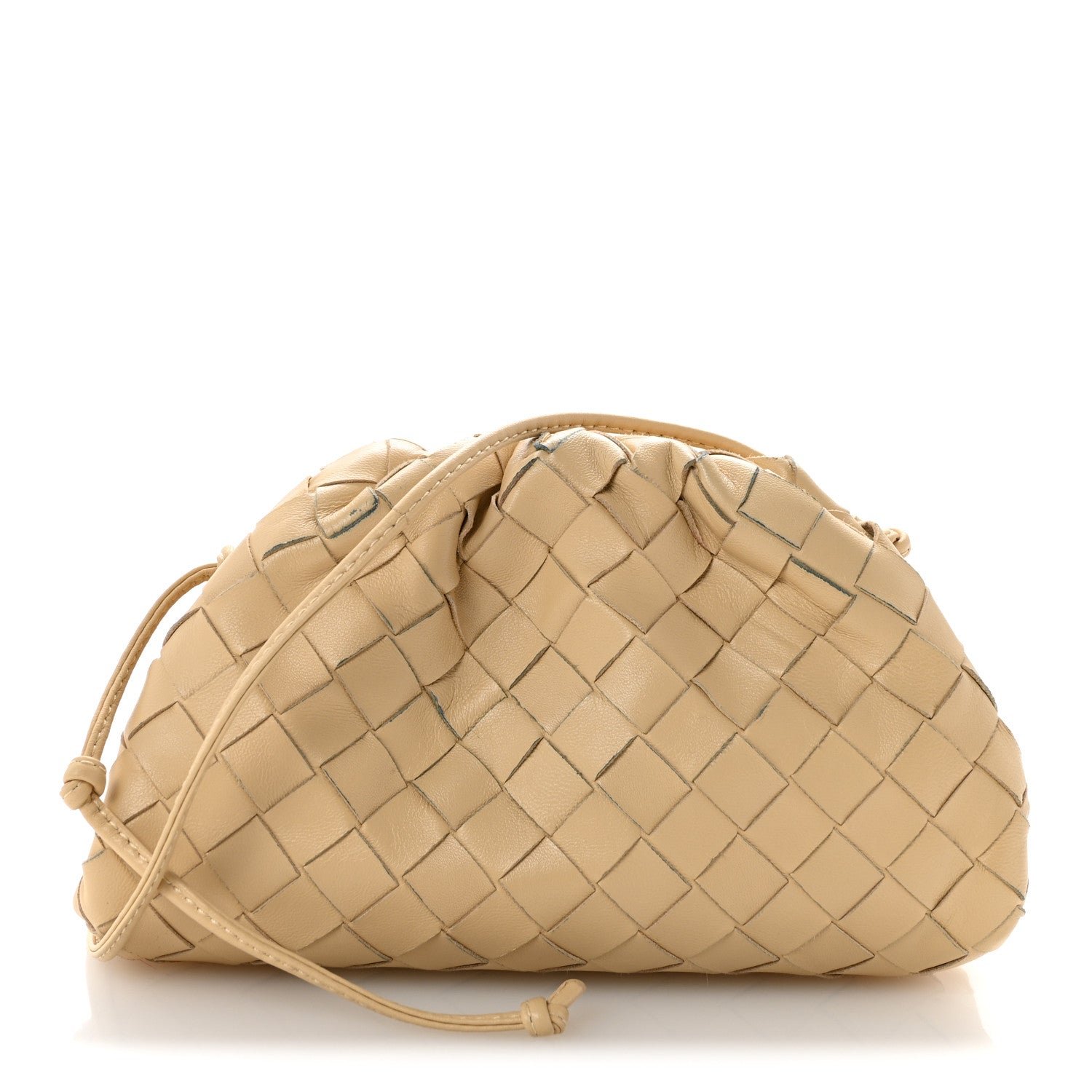 Bottega Veneta Nappa Intrecciato The Mini Pouch Porridge