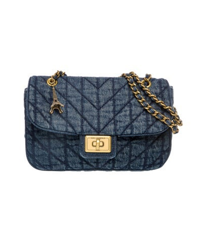 Karl Lagerfeld Lagerfeld Denim Shoulder Bag