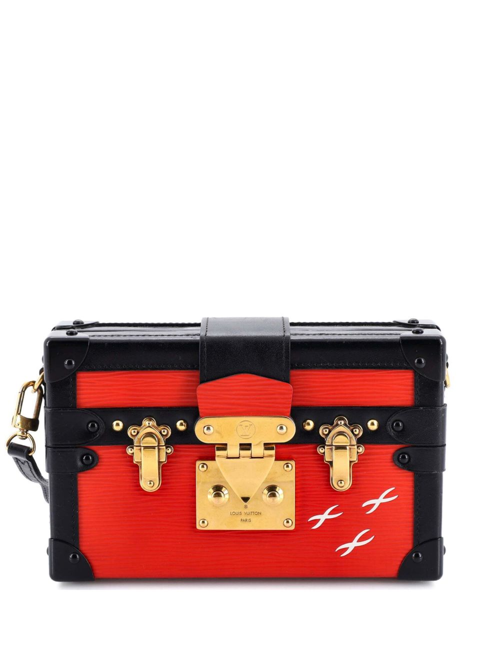 Louis Vuitton Petite Malle Handbag Epi Leather clutch bag