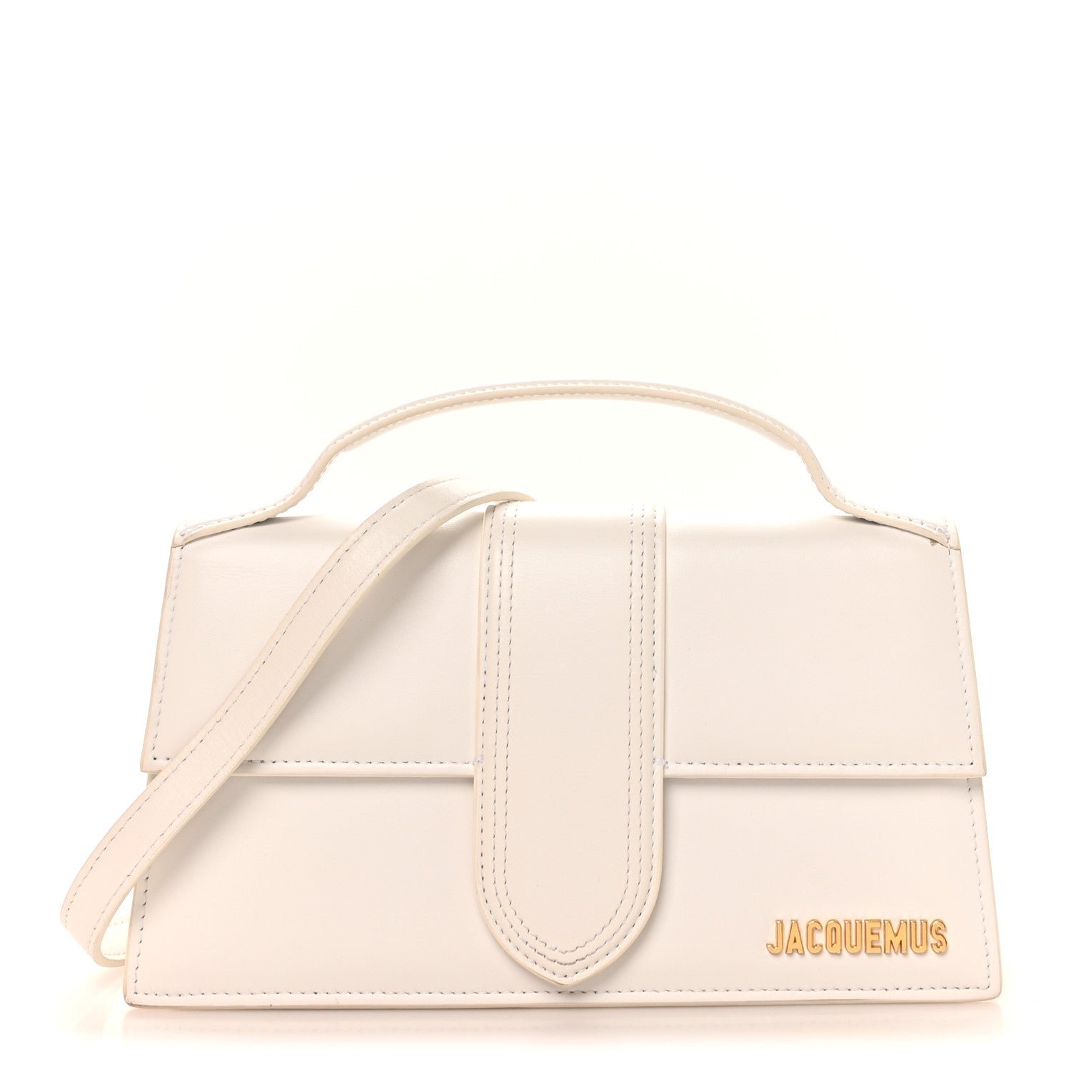 Jacquemus Smooth Calfskin Le Grand Bambino White