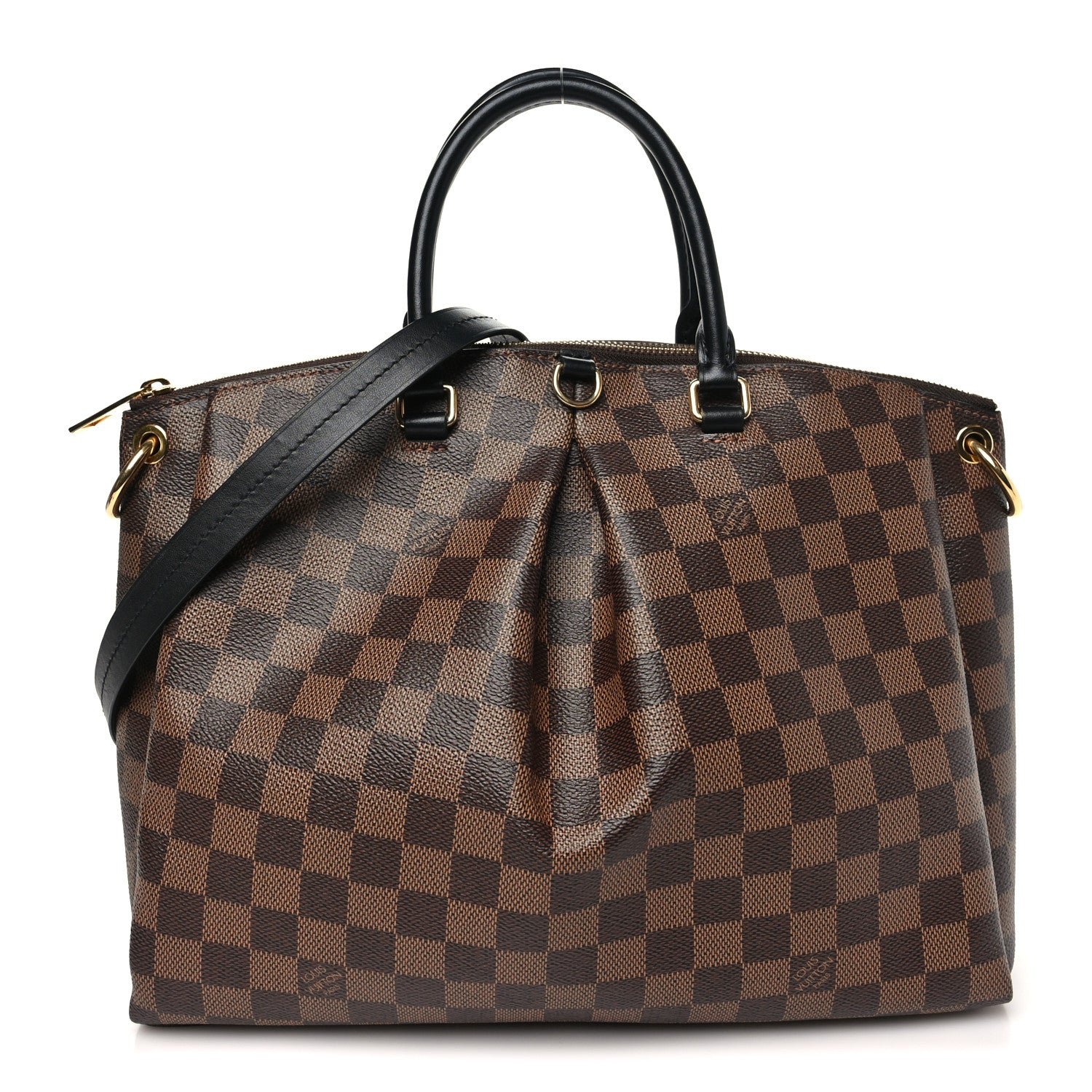 Louis Vuitton Damier Ebene Odeon Tote MM Black