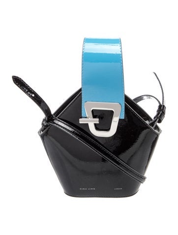 Patent Leather Bucket Bag