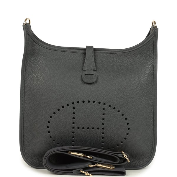 Hermes Hermes Evelyne III PM Ardoise Clemence Permabrass Hardware