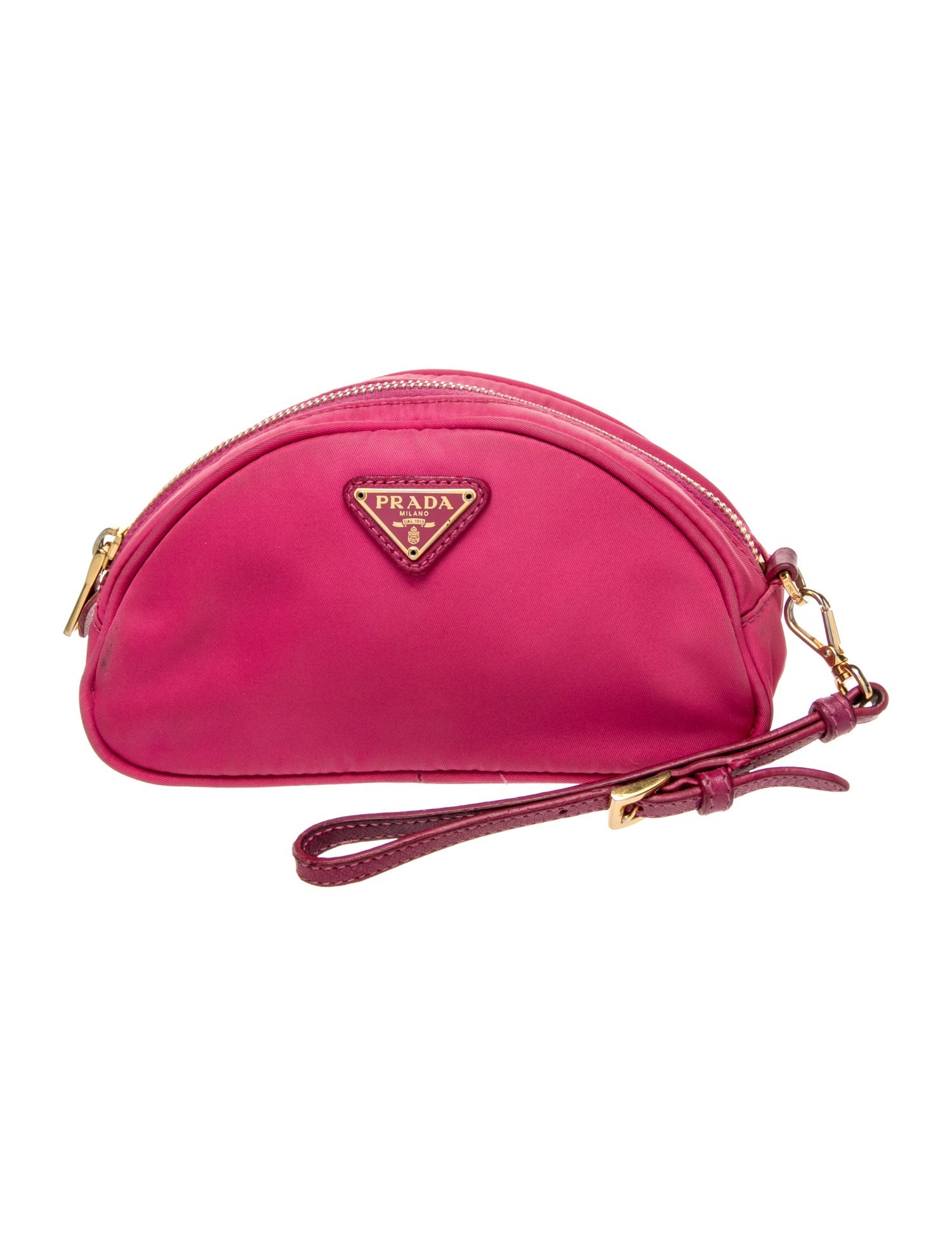 Enameled Metal Triangle Pouch