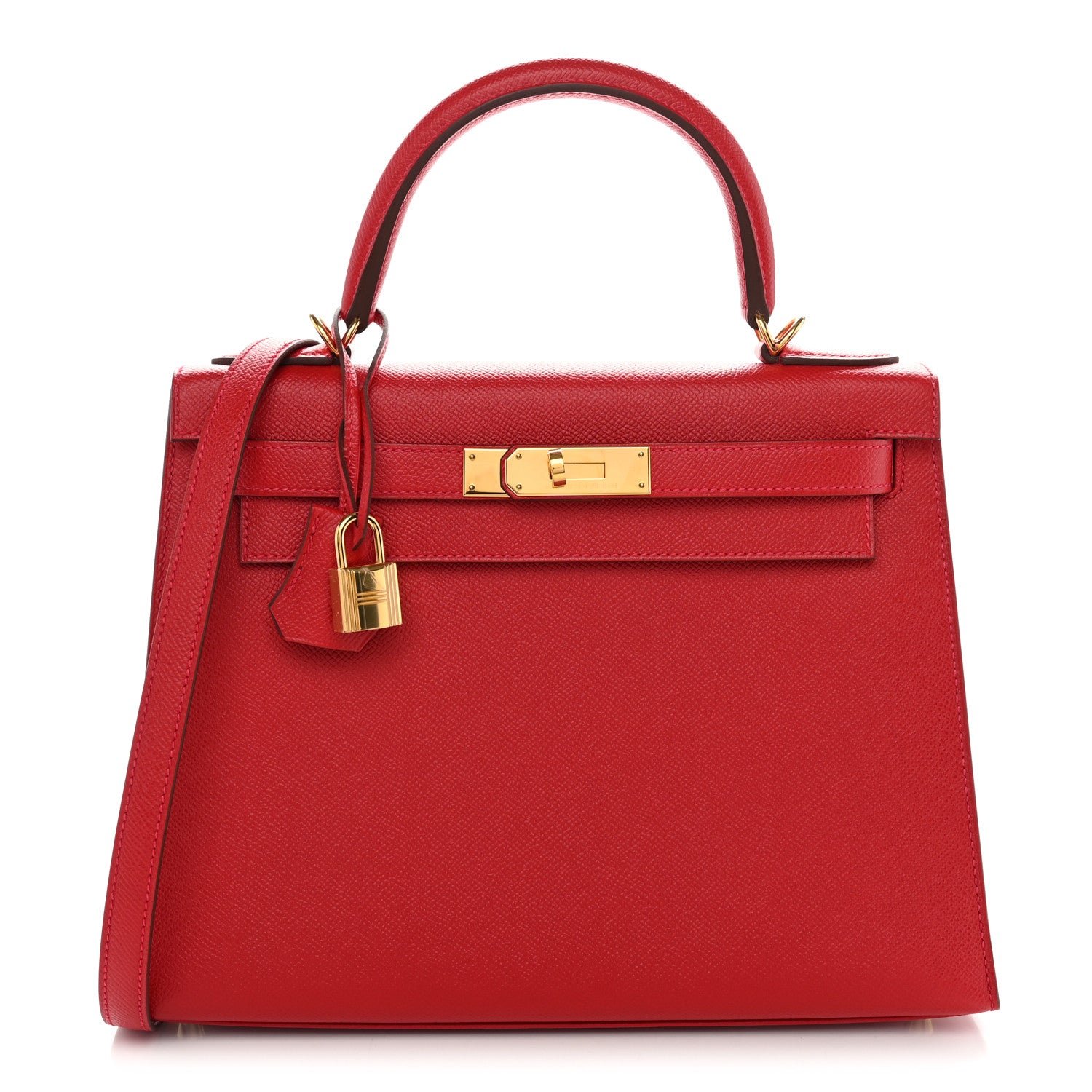 Hermes Epsom Kelly Sellier 28 Rouge Casaque
