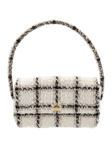 Anine Bing Tweed Shoulder Bag
