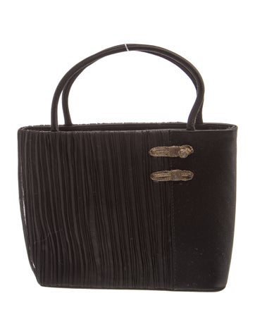 Satin Top Handle Bag