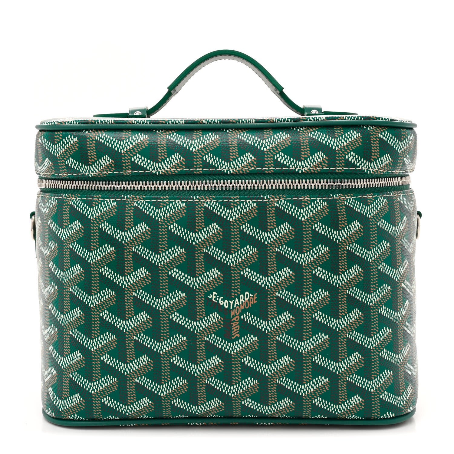 Goyard Goyardine Muse Vanity Case Green
