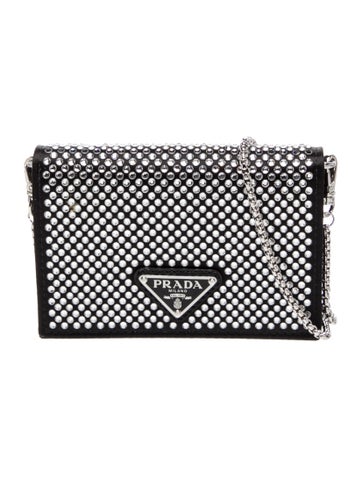 Enameled Metal Triangle Shoulder Bag