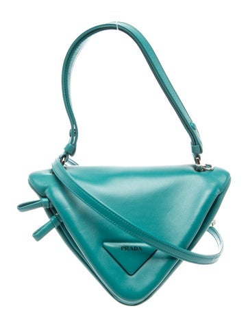 Prada Glace Calf Leather Triangle