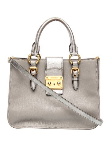 Leather Top Handle Bag