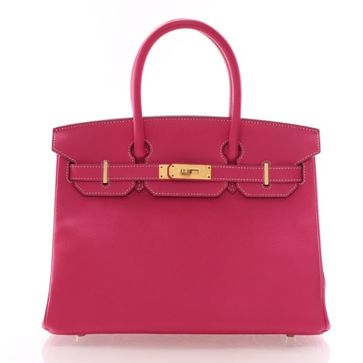 Hermes Rose Tyrien Candy Epsom Birkin 30