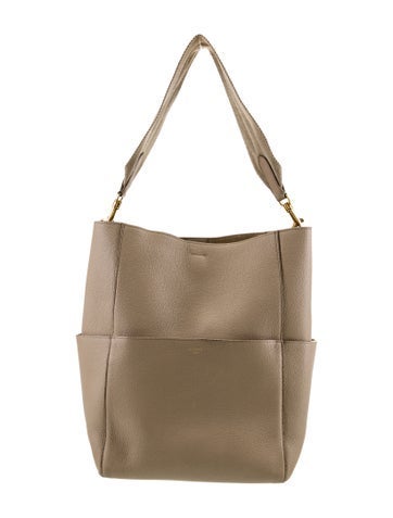 Celine Leather Seau Sangle Medium