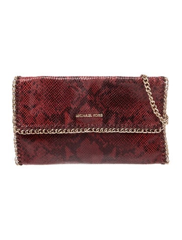 Michael Kors Embossed Leather Shoulder Bag