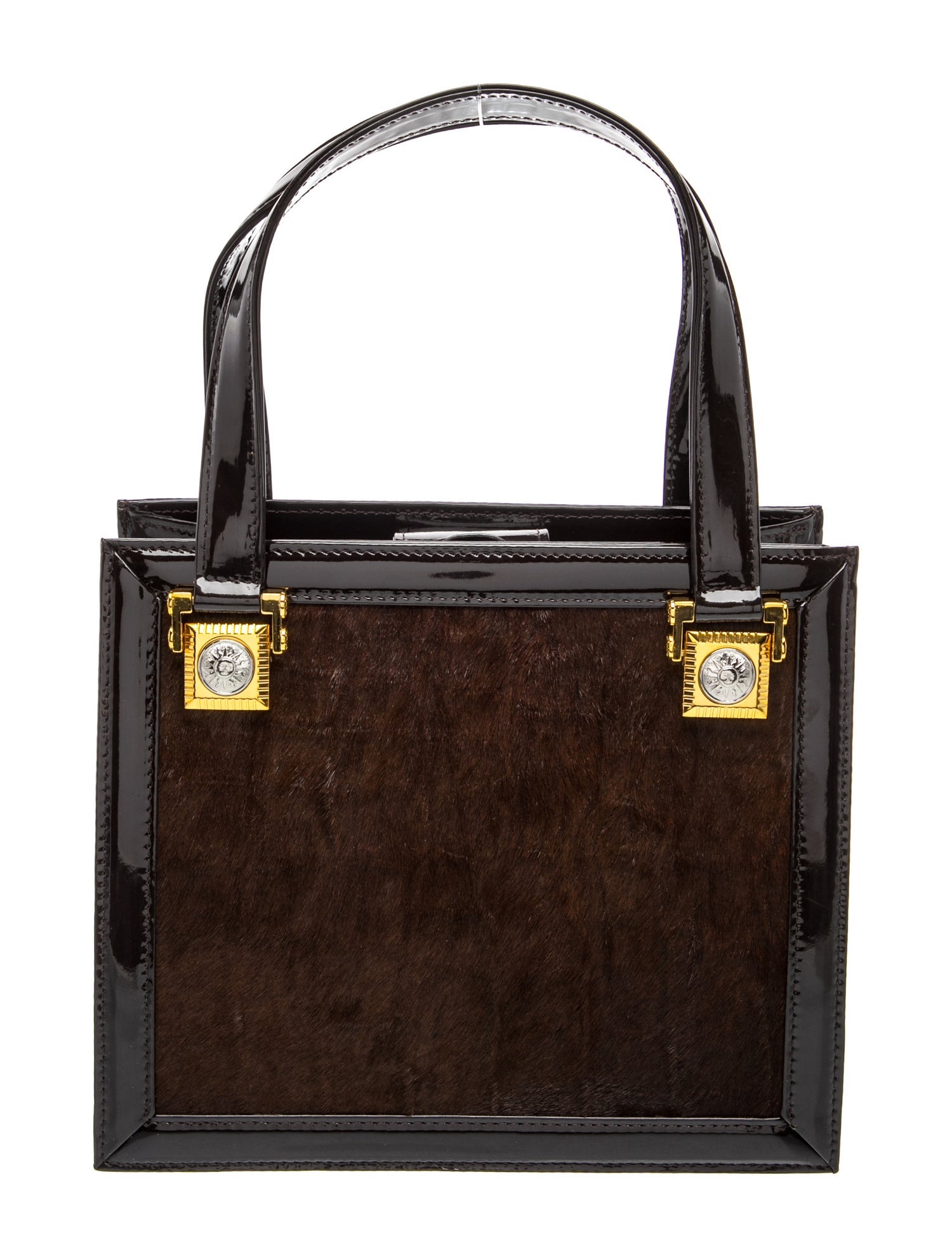 Ponyhair Top Handle Bag