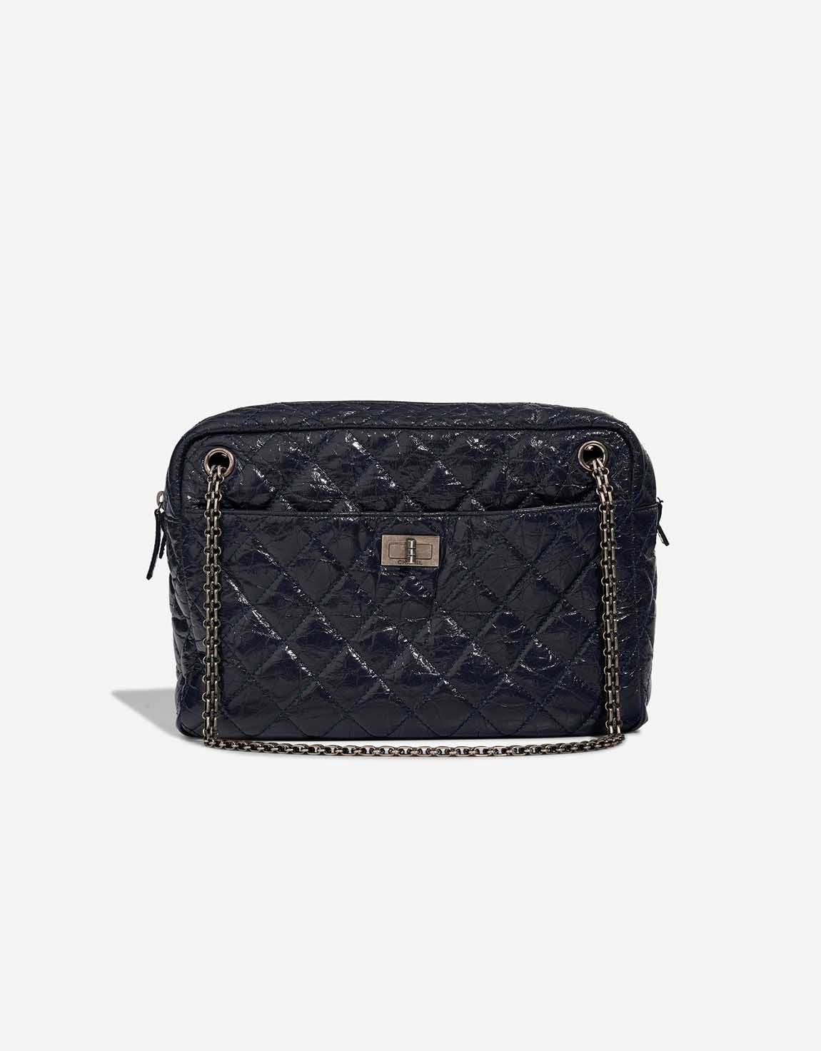 Chanel 
		2.55 Reissue Camera Bag Patent Dark Blue    