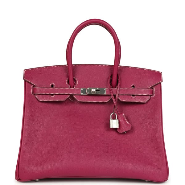 Hermes Hermes Birkin 35 Tosca Candy Epsom Palladium Hardware