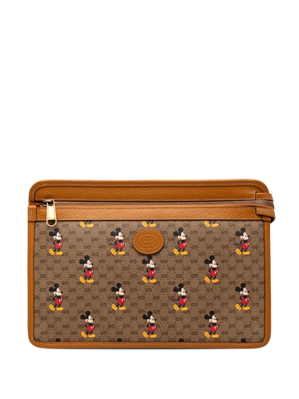 Gucci 2016-2025 Disney Micro GG Supreme Mickey Mouse clutch bag