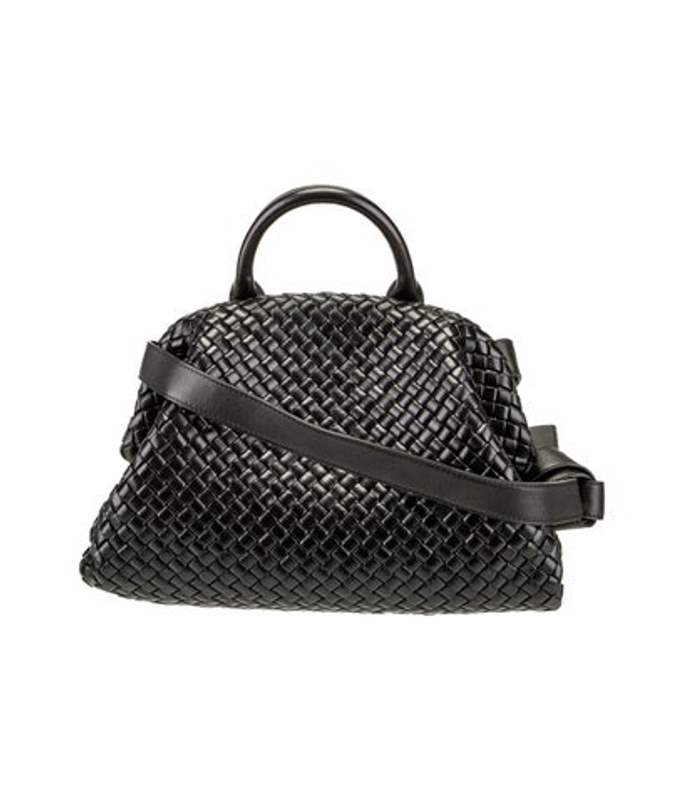 Bottega Veneta Veneta Intrecciato Top Handle Bag Medium
