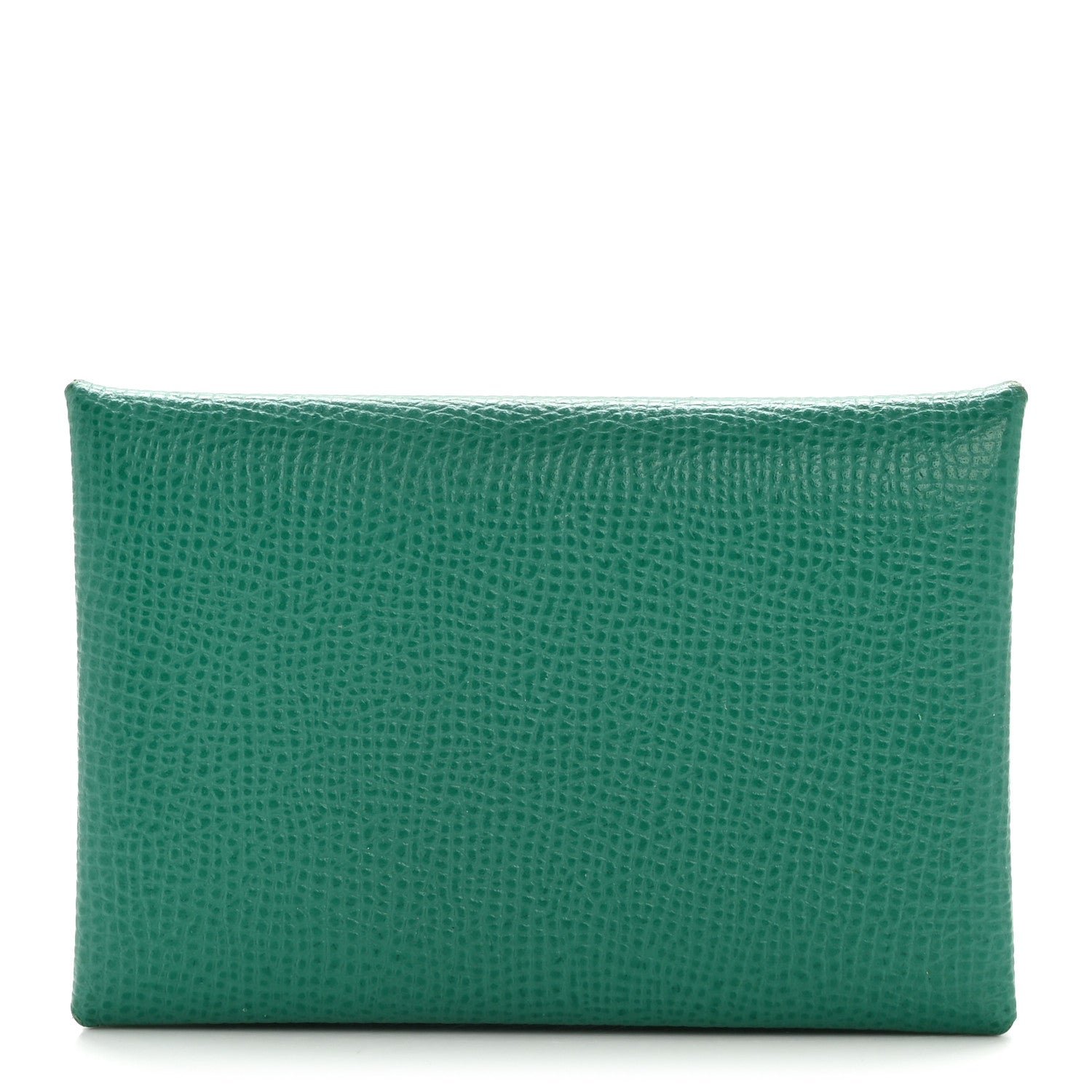 Hermes Epsom Calvi Card Case Vert Jade