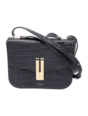 Embossed Leather Shoulder Bag