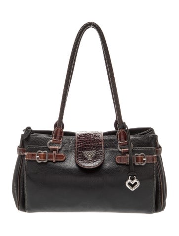 Leather Top Handle Bag