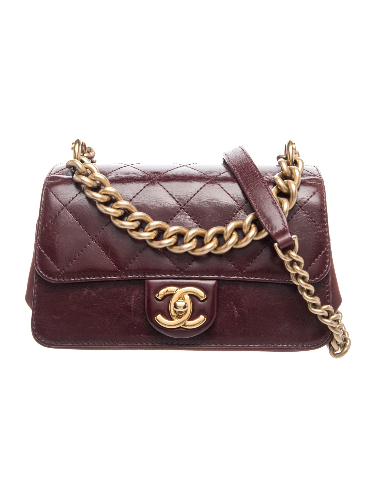 Paris-Cosmopolite Straight-Lined Flap Bag