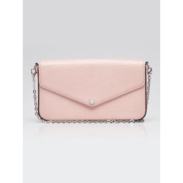 Louis Vuitton Rose Ballerine Epi Leather Felicie Pochette Bag