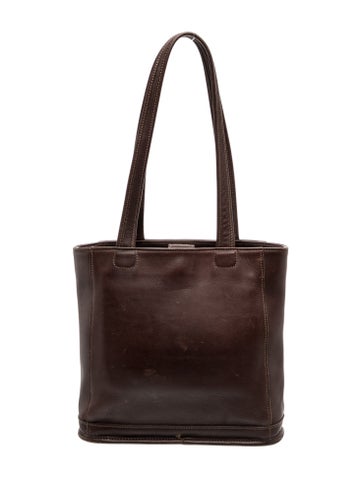 Leather Top Handle Bag