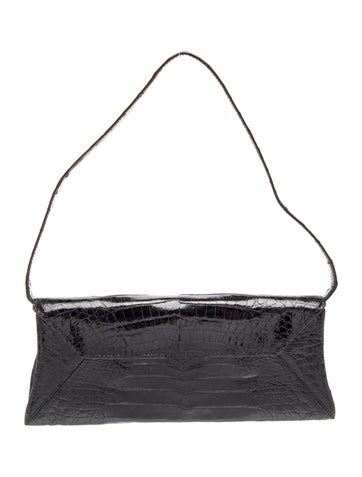 Nancy Gonzalez Crocodile Top Handle Bag