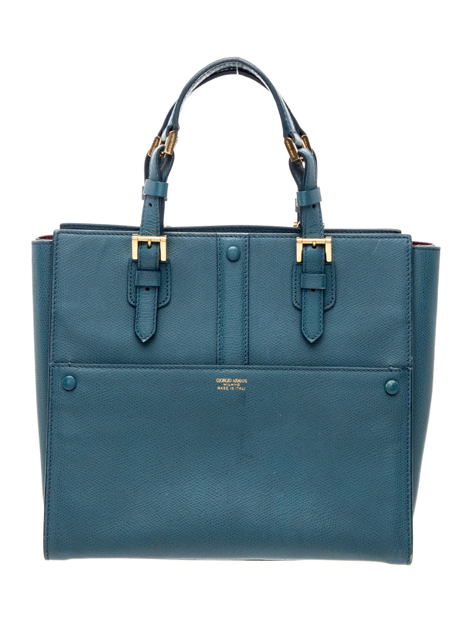 Leather Top Handle Bag