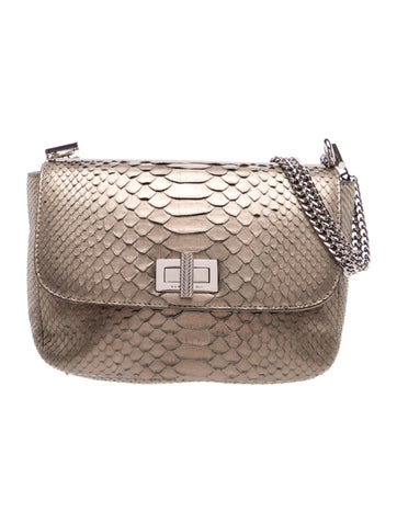 Barbara Bui Snakeskin Shoulder Bag