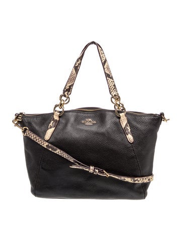 Leather Top Handle Bag