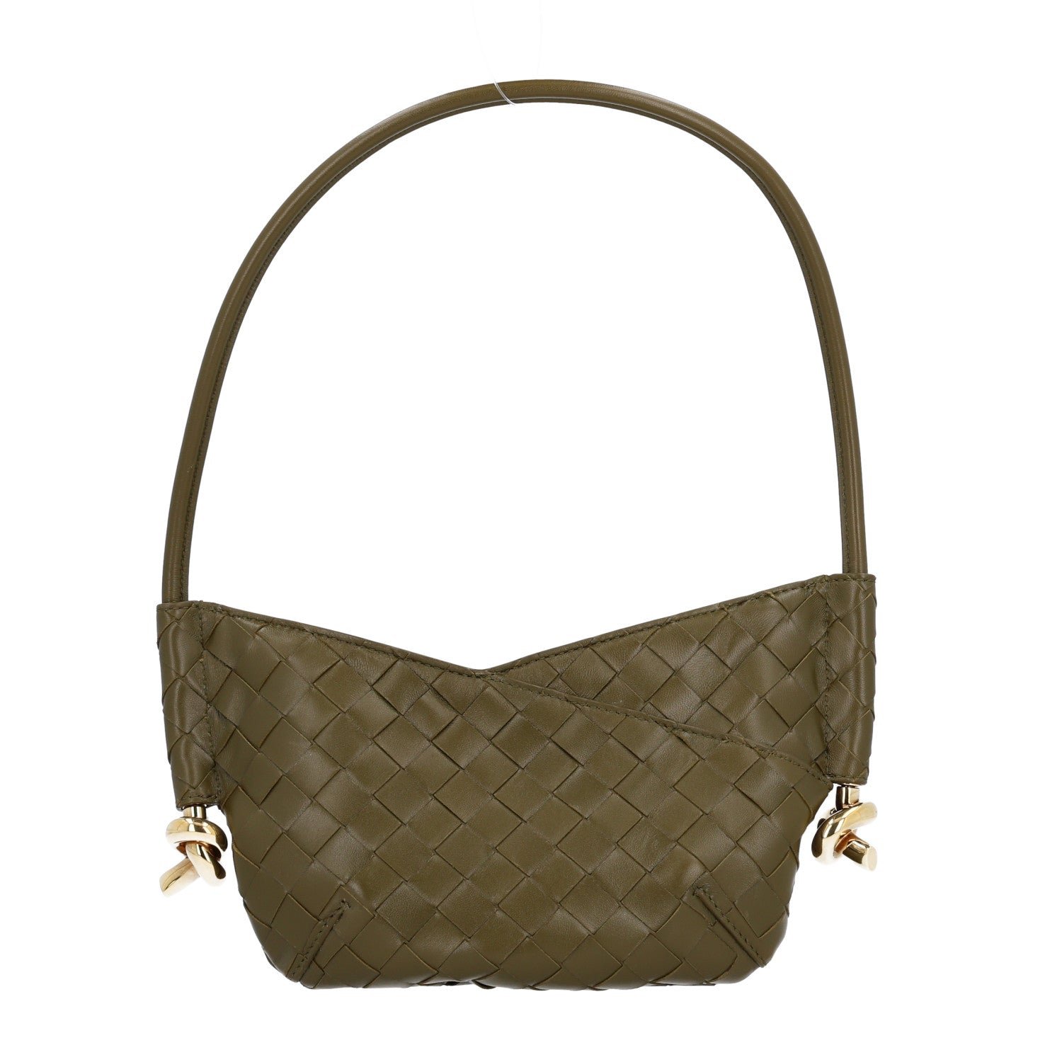 Bottega Veneta Nappa Intrecciato Mini Solstice Shoulder Bag Olive Oil