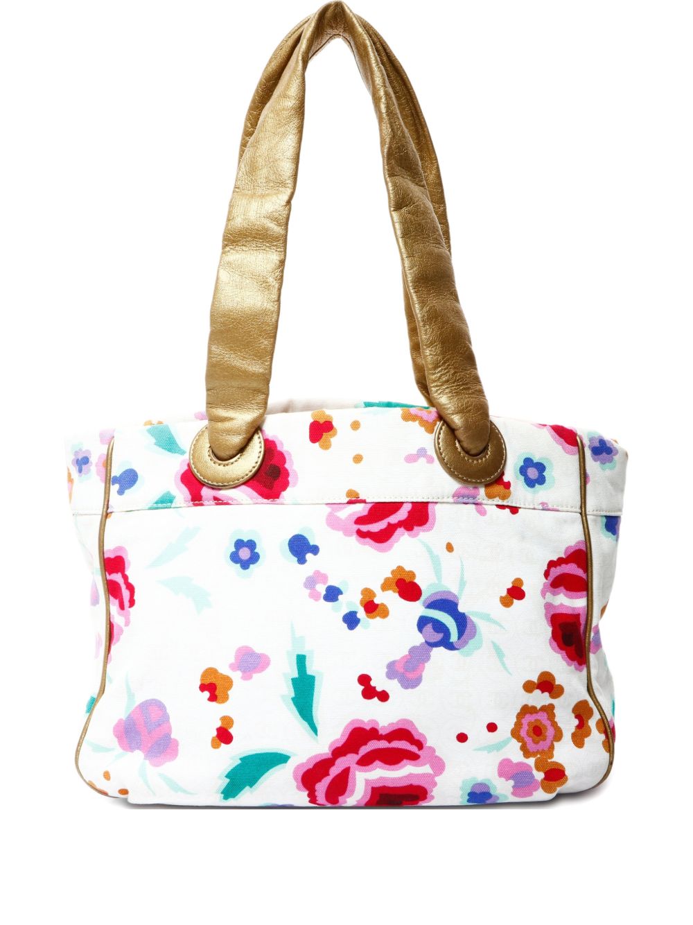 2004-2005 flower canvas tote bag