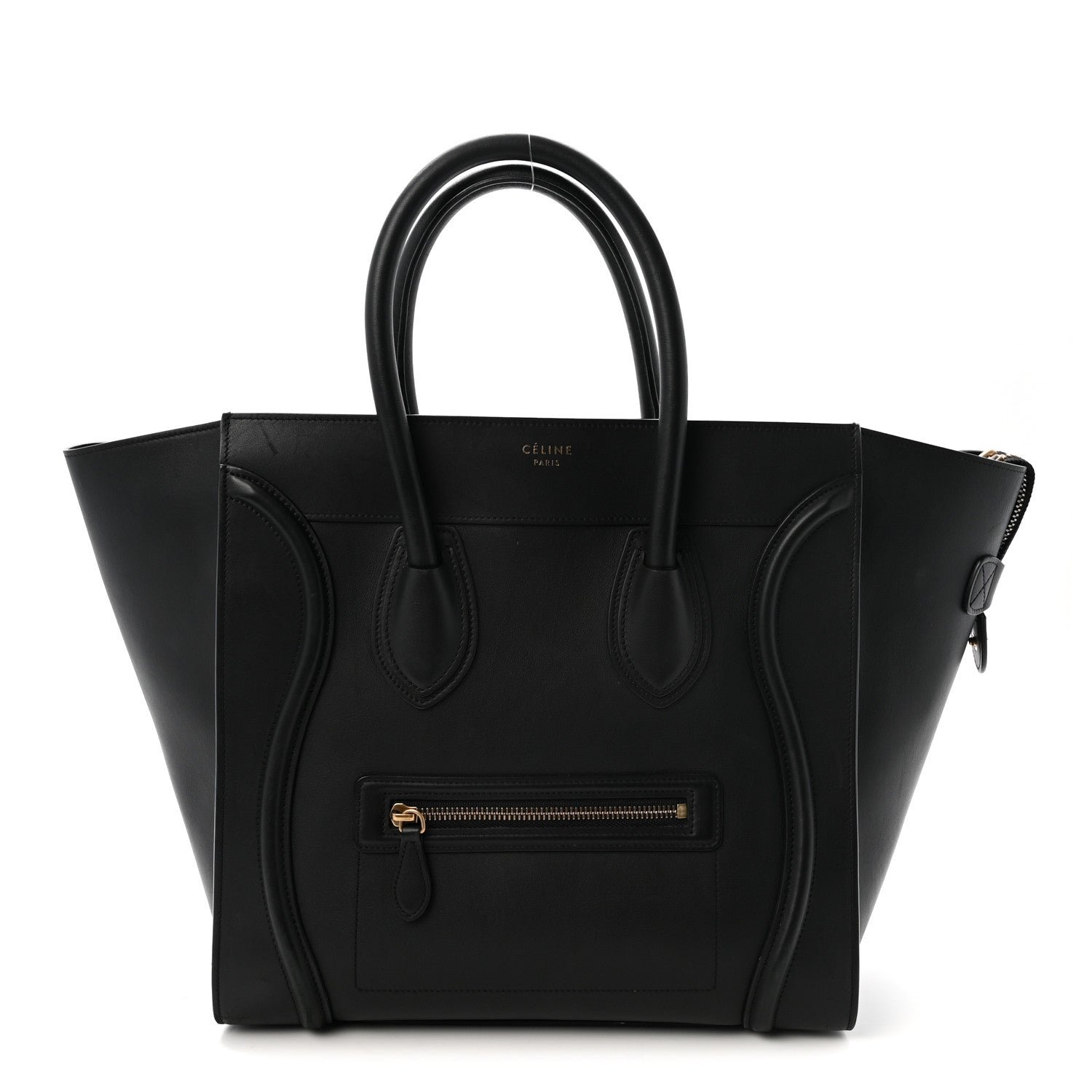 Celine Smooth Calfskin Mini Luggage Black