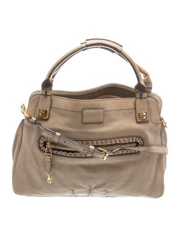 Chloe Leather Top Handle Bag Vintage