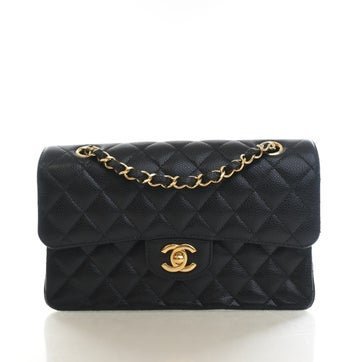 Calfskin Classic Double Flap Small