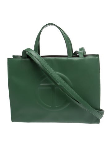 Vegan Leather Shopping Tote Medium