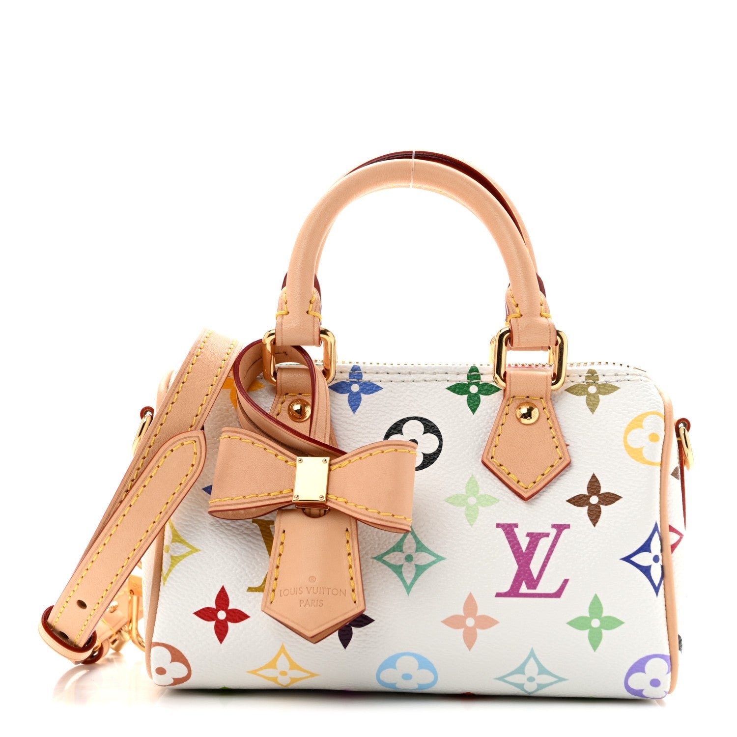 Louis Vuitton LV X TM Monogram Multicolor Nano Speedy White
