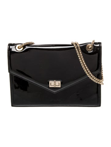 Anine Bing Patent Leather Shoulder Bag
