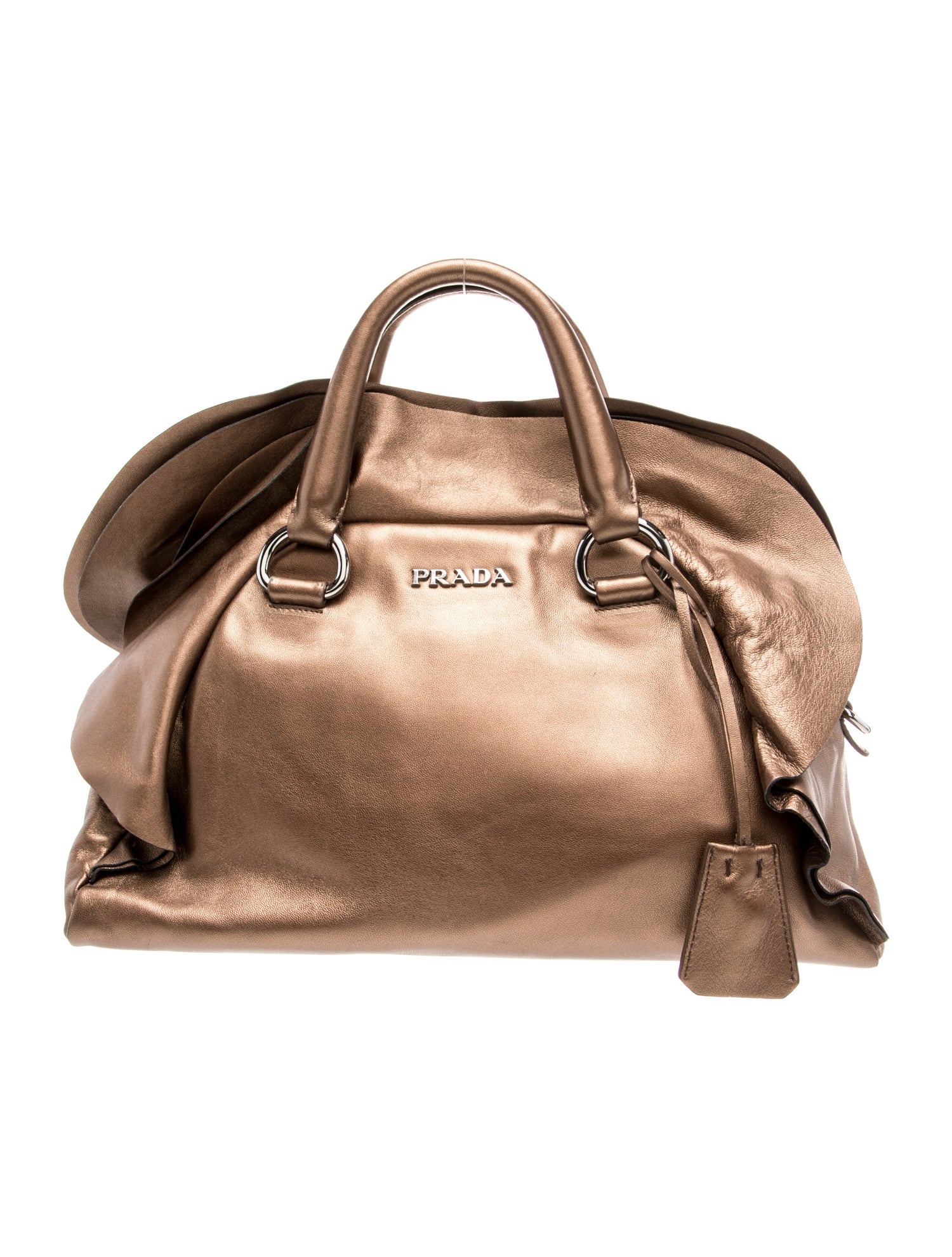 Nappa Leather Top Handle Bag