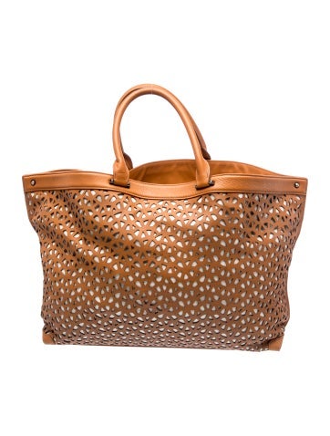 Akris Leather Tote