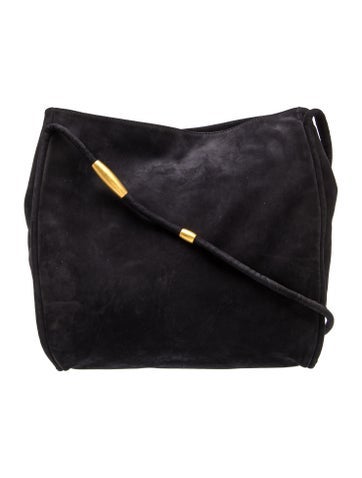Suede Messenger Bag