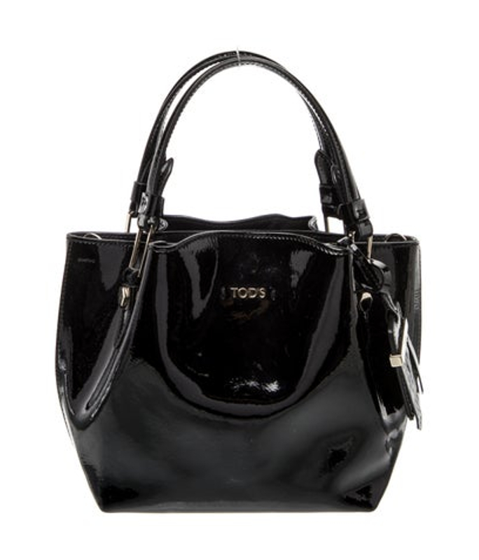 Tod's S Patent Leather Top Handle Bag