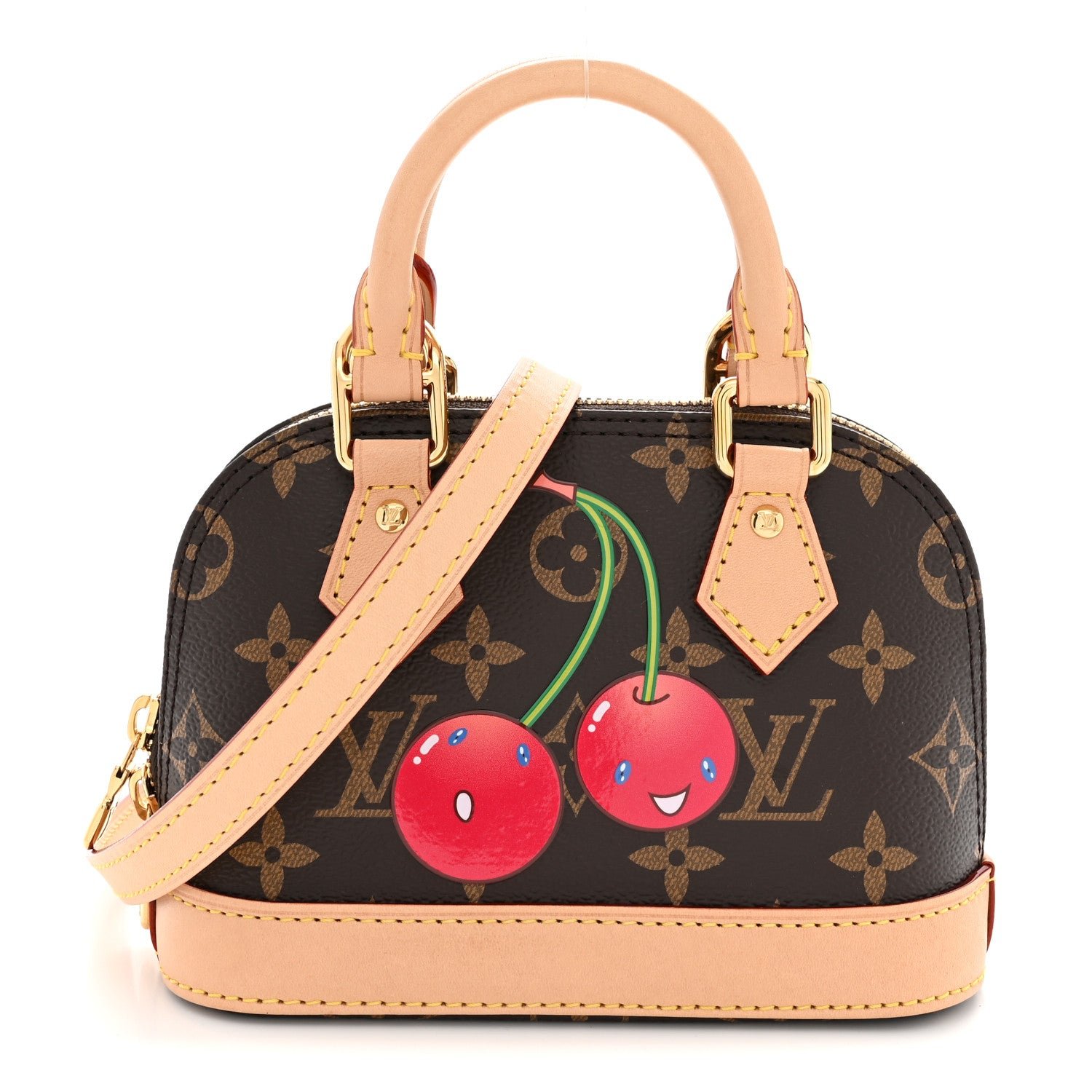 Louis Vuitton LV X TM Monogram Cerises Nano Alma