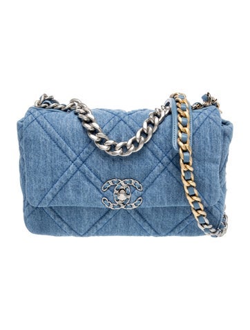 Medium Denim 19 Flap Bag