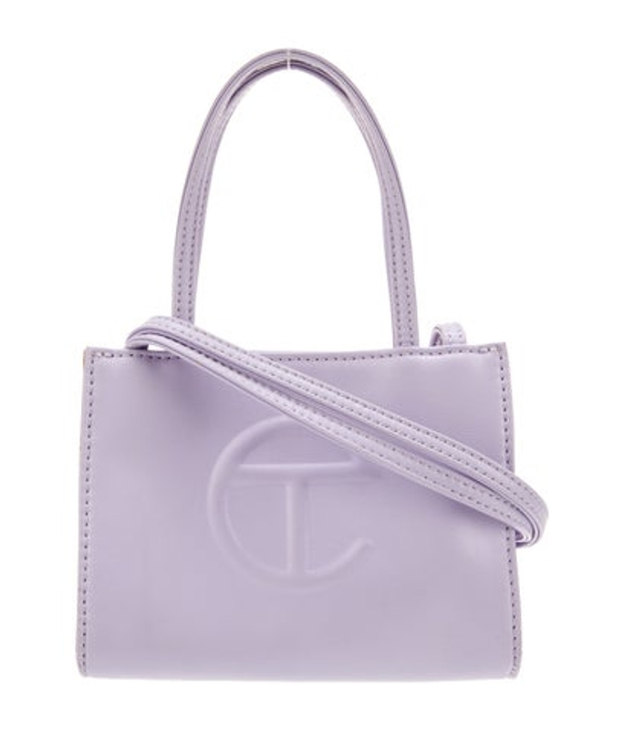 Telfar Vegan Leather Small Lavender Shopping Bag Small
